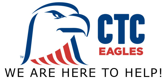 CTC Eagle Mascot - We Are Here To Help